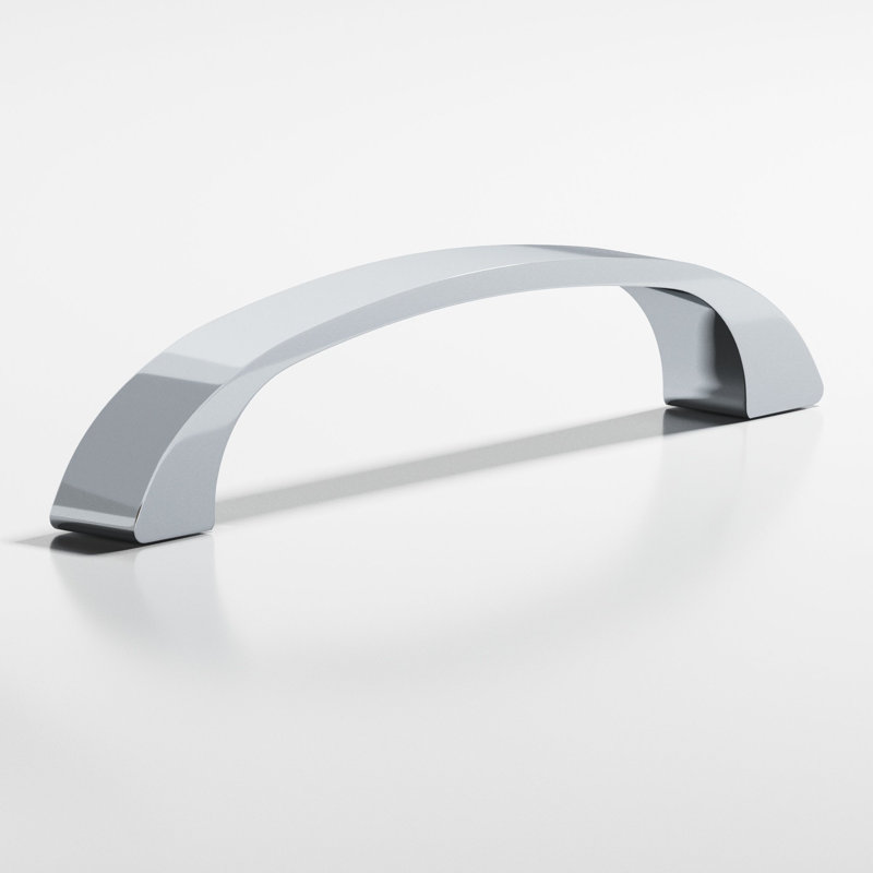 Bow Cabinet Pull, Polished Chrome, 3.5"