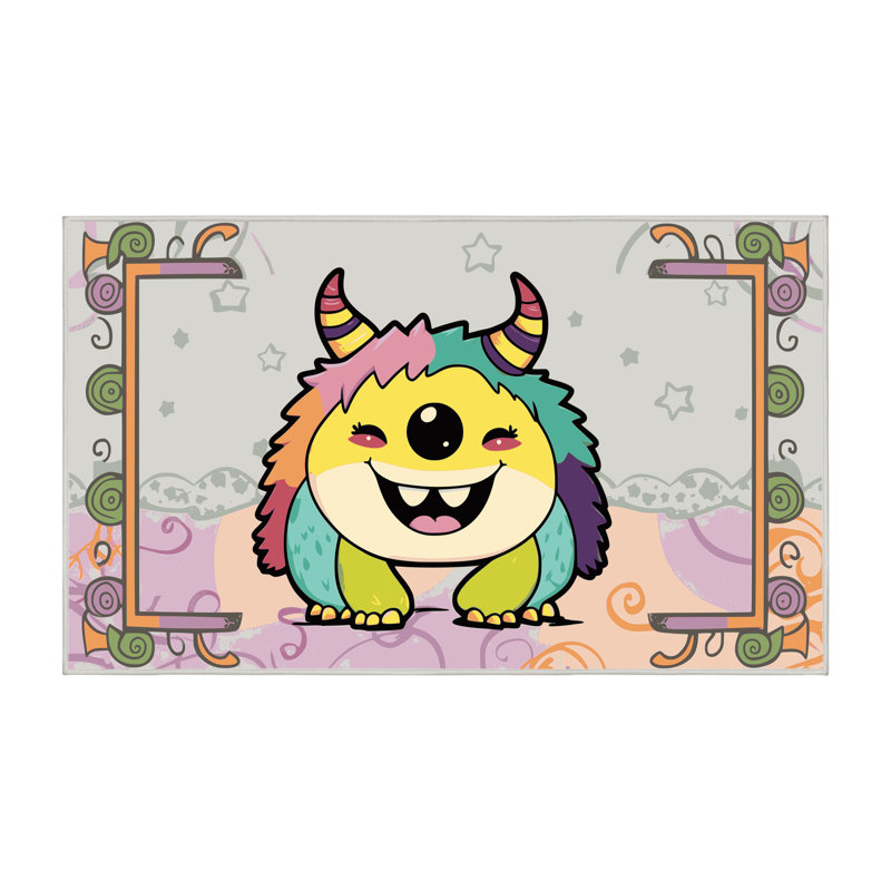 Tapis de vacances d'Halloween The Holiday Aisle®, Rectangle 5 pi x 7 pi
