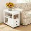65cm W Manufactured Wood Bedside Table-1680366818
