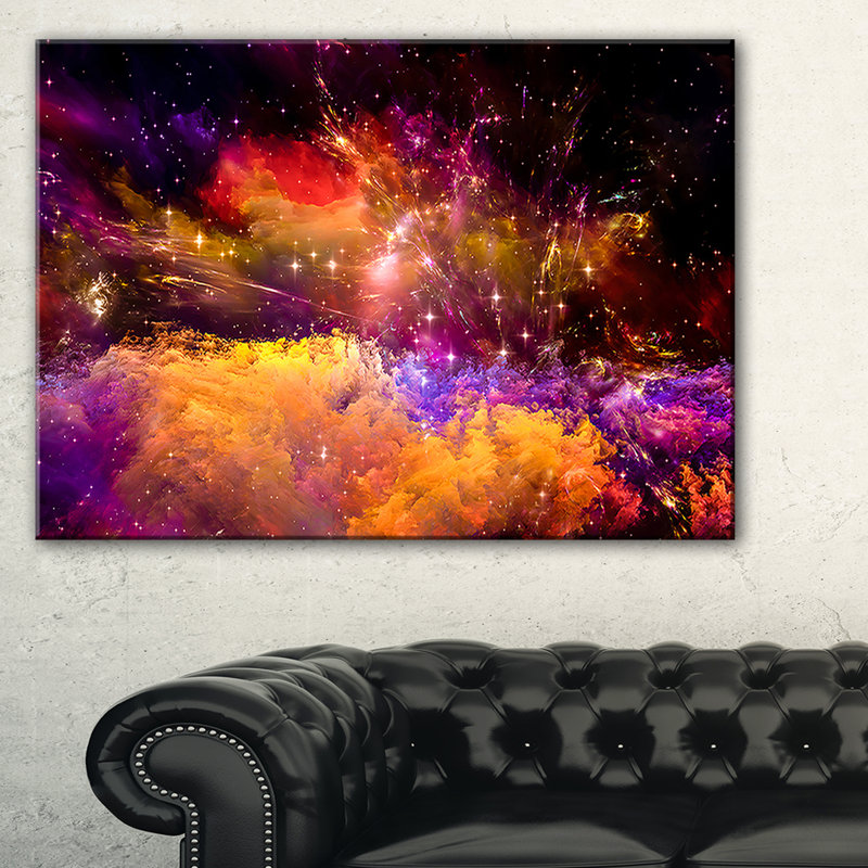 «Universe Fractal Burst», impression sur toile tendue, H 30 po x l 40 po x P 1 po