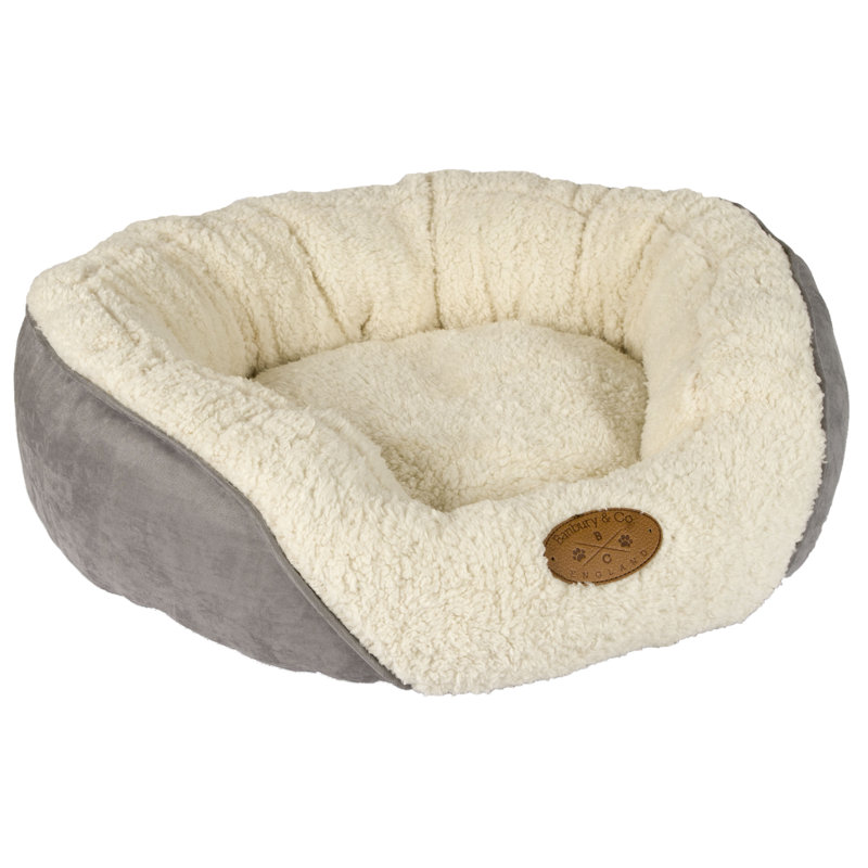 Chisdock Faux Suede Pet Bed, Small (60 cm L x 50 cm W)