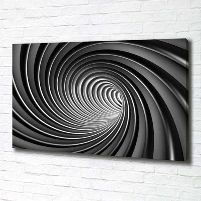 Swirl Abstraction - Wrapped Canvas Print