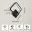 Square 30cm LED Aluminium Wall Light-410372501