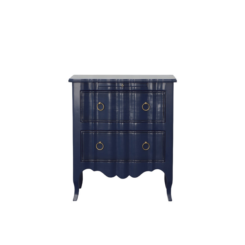 Commode d'appoint 2 tiroirs Lanora