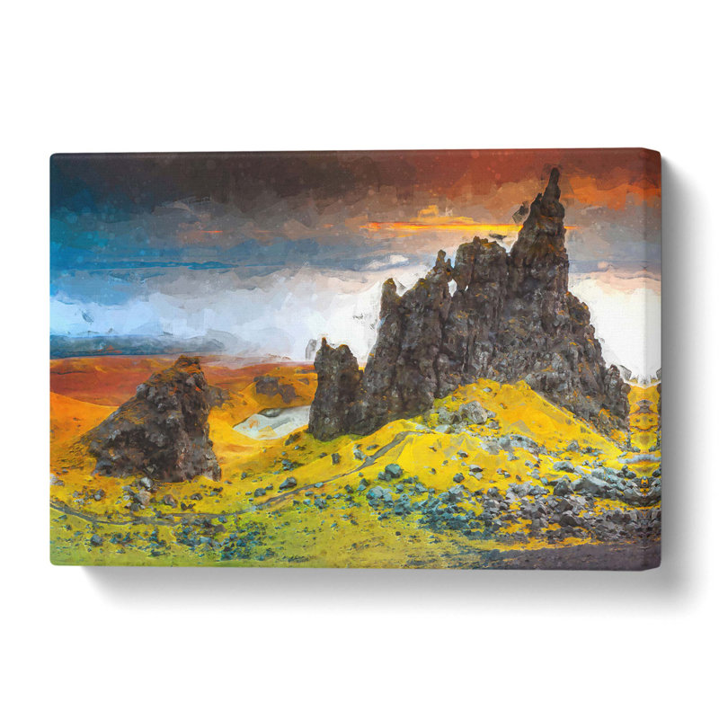 View From The Old Man Of Storr In The Isle Of Skye - Wrapped Canvas Print, 40 cm H x 60 cm W