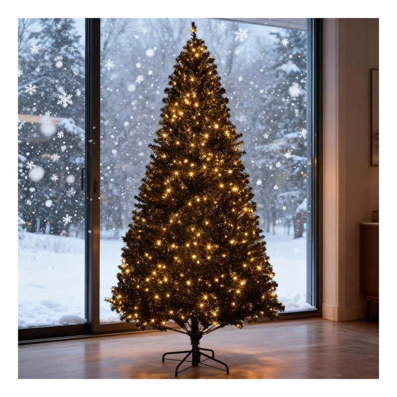 Arbre de Noël artificiel 7,5 pi avec lumières intégrées 7,5 pi
