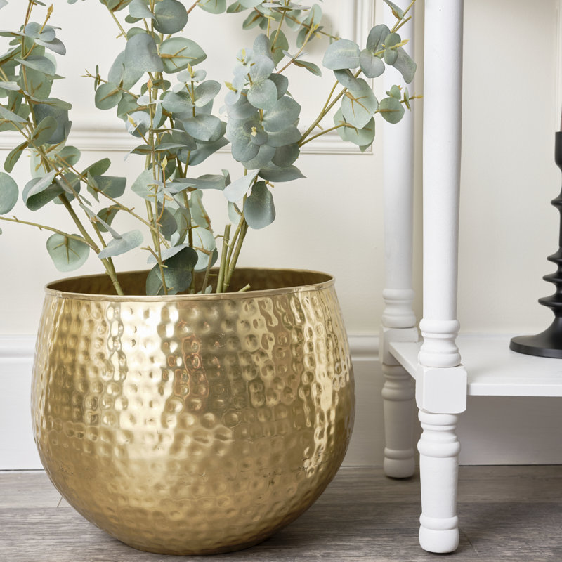 Santa Copper Table Vase