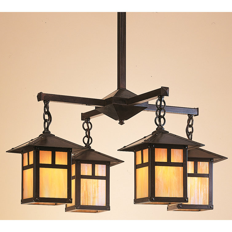 Lustre spoutnik 4 lumières Evergreen