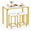  Ensemble de 17 tables 3 pièces à hauteur de comptoir et 2 chaises-1321523953