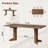 71" Large Dining Table For 6 To 8 People, Modern Dinner Table With Unique Wooden Legs, Rectangle Dining Table For Kitchen-112219259