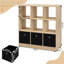 Nota 86.5cm H x 80cm W Cube Bookcase-616221867