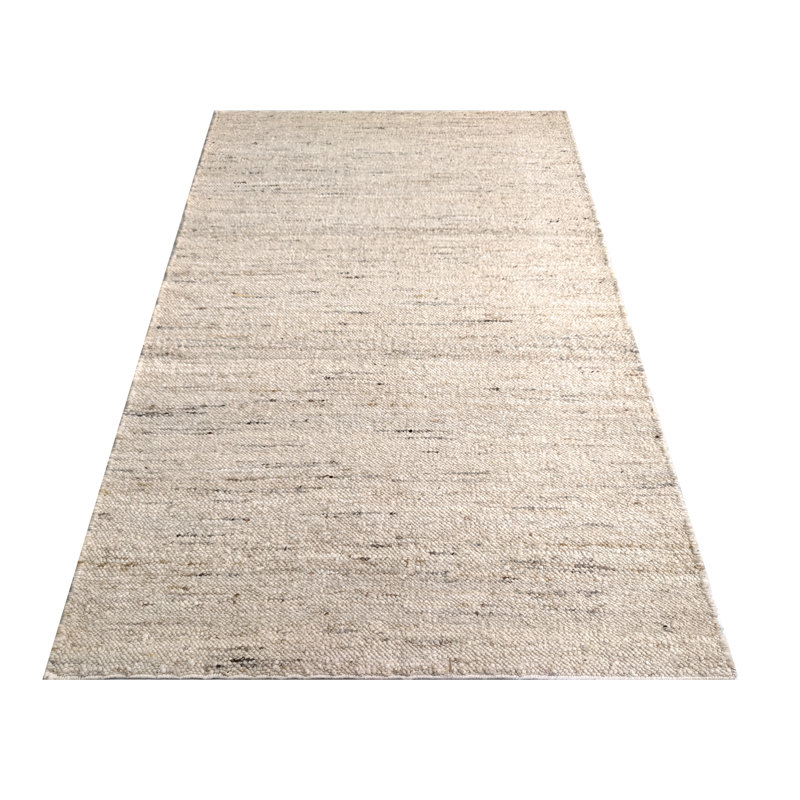 Tapis rectangulaire en laine tissé à la main, Rectangle 9 pi x 12 pi