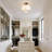 9.8 "Modern 1-Light Milk White Globe Flush Mount Ceiling Light, 3CCT Dimmable LED Ceiling Light for Bedroom Hallway Kitchen-384827863-384827862-384827693