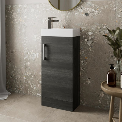 Annadiane 10mm Single Bathroom Vanity with Ceramic Basin