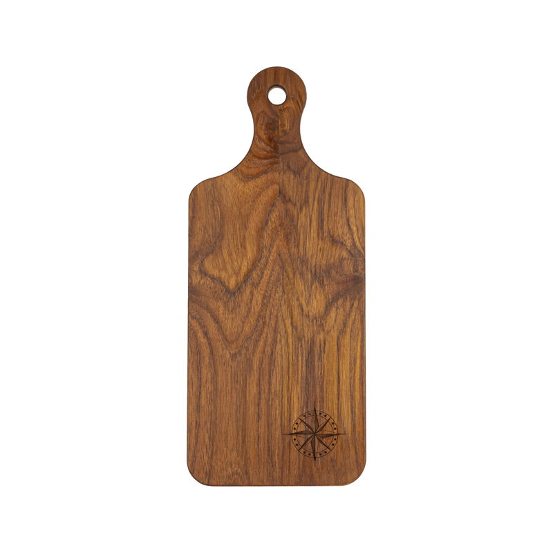 Premium Grade Teak Gourmet Serving Board, 16.5" L x 7" W