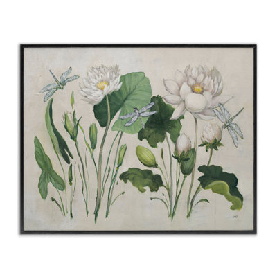 «Stupell Industries Tranquil Lilies», estampe numérique par Julia Purinton