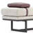 Bench ash linen soft-wrapped cloakroom sofa stool-1047481731