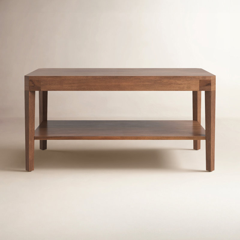 Ardentown Solid Wood Single Coffee Table, Walnut