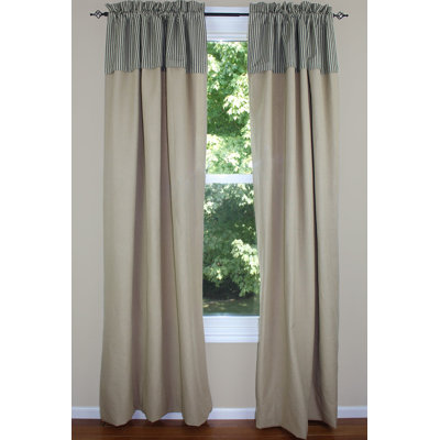 Paire de rideaux occultant en coton Abruscato