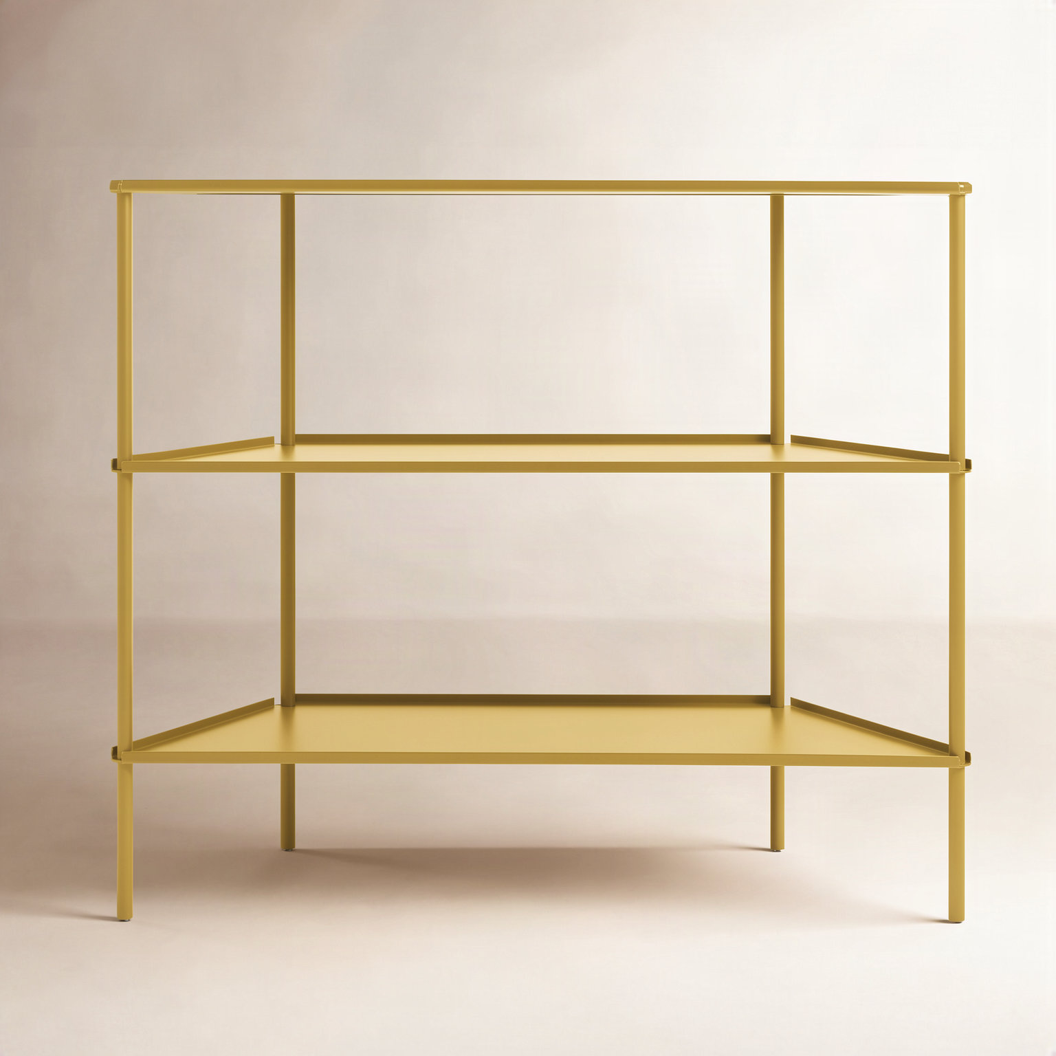 Not for Nothing Shelving Unit, Mustard