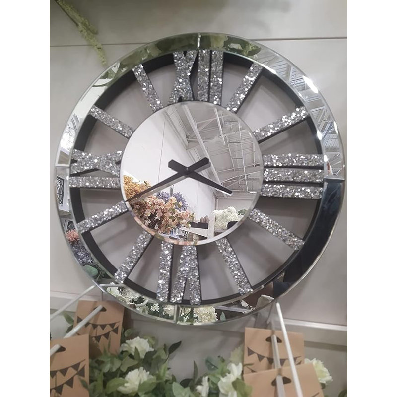 Glass Wall Clock