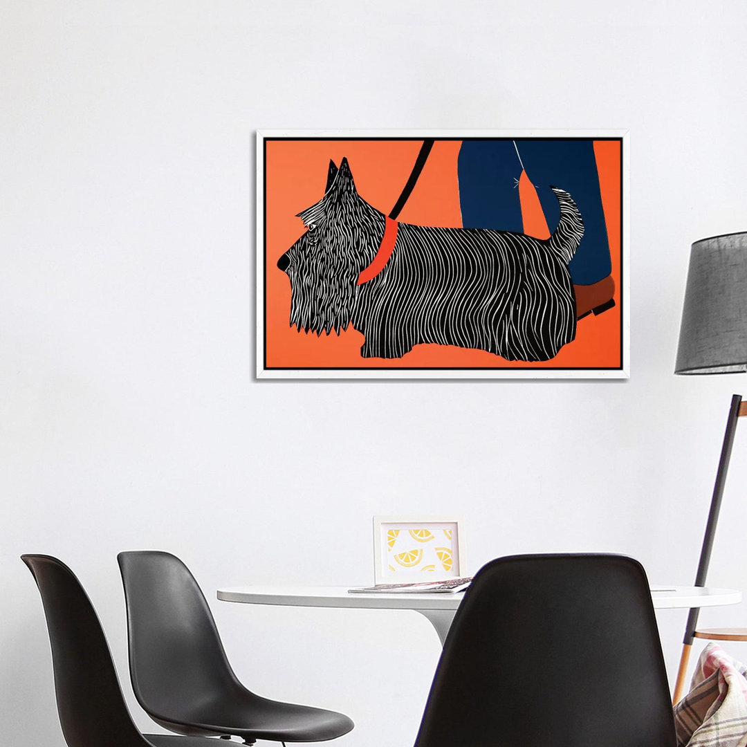 Dogs Can Heel von Stephen Huneck - Galerie-verpackte Leinwand Giclée auf Leinwand