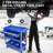 3 Tier Rolling Tool Cart, Heavy Duty Utility Cart Tool Organizer with Storage Drawer-206055808