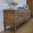 Retro personality carved design sense TV cabinet