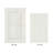 Lux Premium 100% Cotton 2370 GSM 2-Piece Bath Rug Set, Ultra Soft Super Absorbent Reversible Tufted Bathroom Mats, Machine Washable, OEKO-TEX® Certified Bath Rugs for Bathroom, Shower & Tub, Ivory-2043634118-2096422256