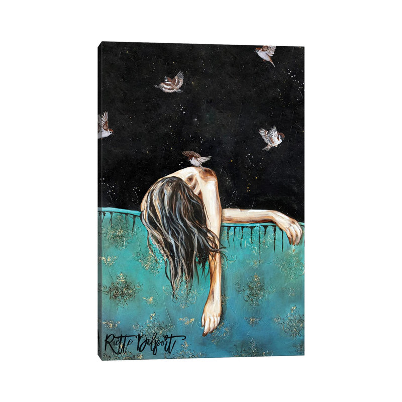 «You are brave», reproduction d'art sur toile tendue, Toile tendue, Ne s’applique pas, H 26 po x l 18 po