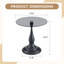 Table de bout à piédestal pour petits espaces Modern Glam-1134849988