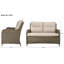 Punxsutawney 123cm Wide Metal Loveseat with Cushions