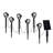 Cannus 6 Piece Solar Ground Spike Set