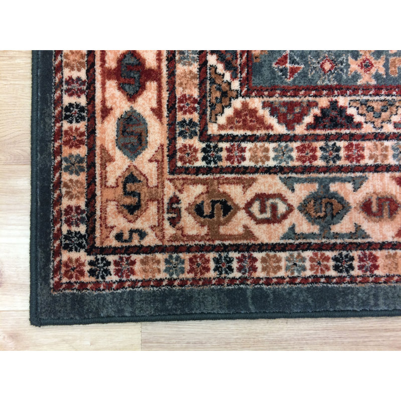 Abbeville Oriental Wool Area Rug, Runner 67 x 275cm
