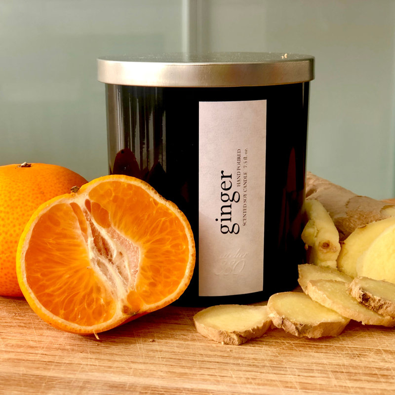 Dark Collection Ginger Scented Jar Candle