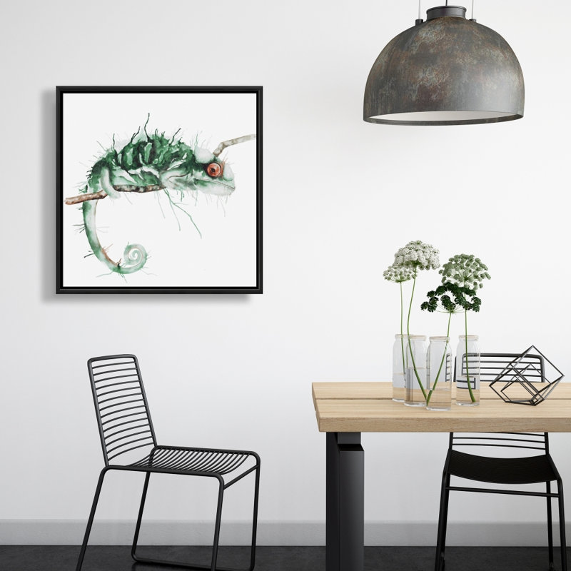«Chameleon On The Lookout», Bleu