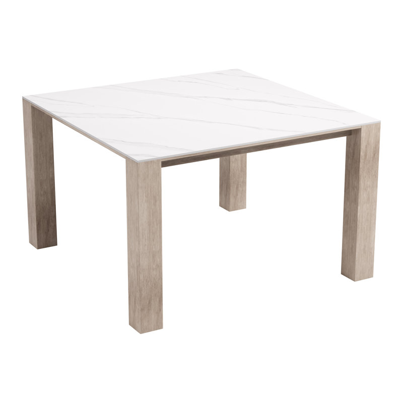 Table de salle à manger carrée Leilani (48 po) - blanc