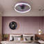 Ventilateurs de plafond avec lumières à DEL à intensité variable, installation encastrée de ventilateurs de plafond modernes et minces-1218848536