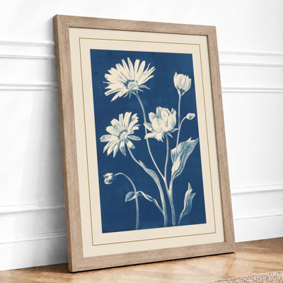 Daisies in Bloom Botanical - Framed Print