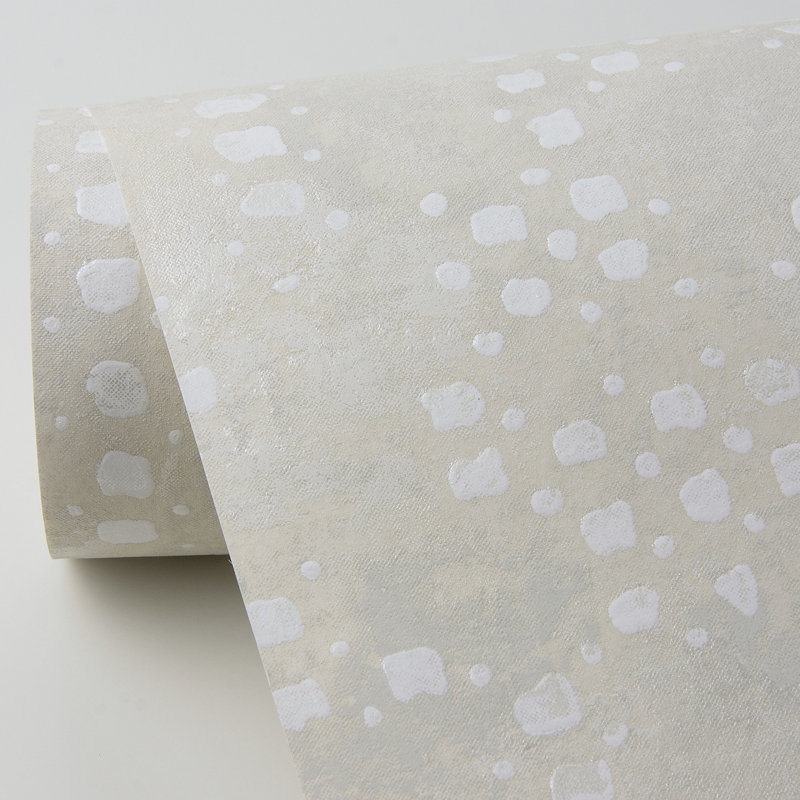Rouleau de papier peint L 33 pi x l 20,9 po Lucie-Jem Felsic, Crème