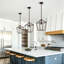 Luminaire suspendu linéaire à 1 lumière pour îlot de cuisine Makinley Farmhouse-298663583-309605632