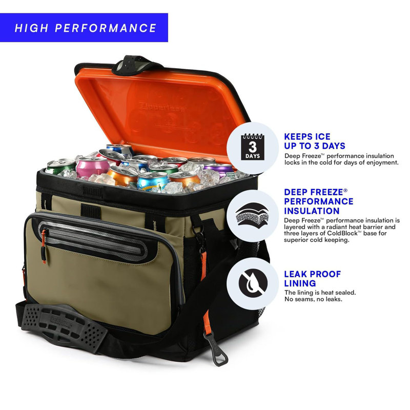 Zipperless Cooler High Performance Lunch Cooler Can Zipperless