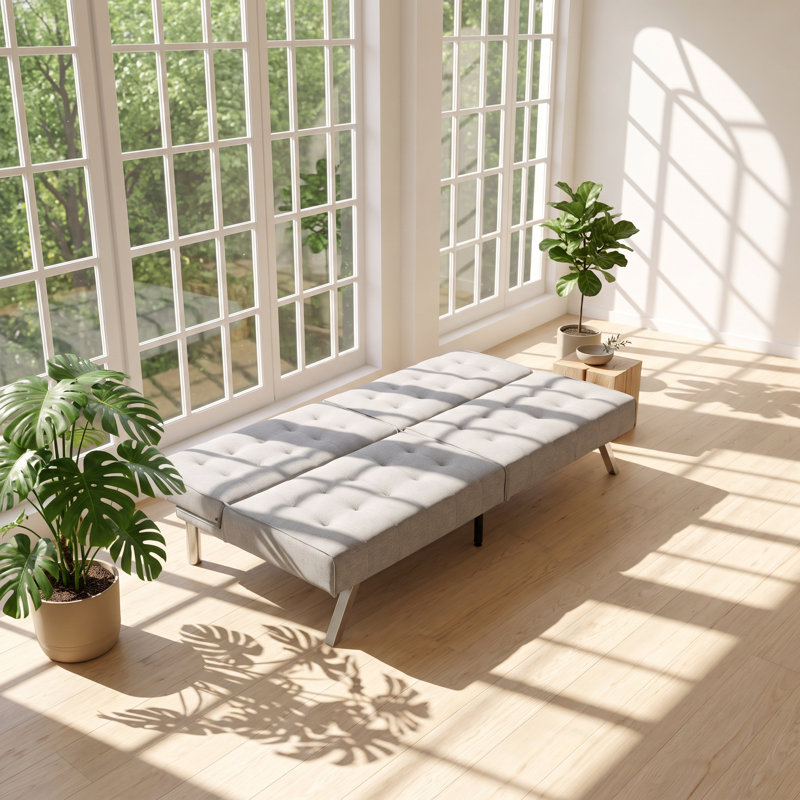 Single 68.1 " Upholstered Convertible Sofa