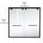 54.33" - 60" W x 60" H Double Sliding Semi-Frameless Tub Door-85752665