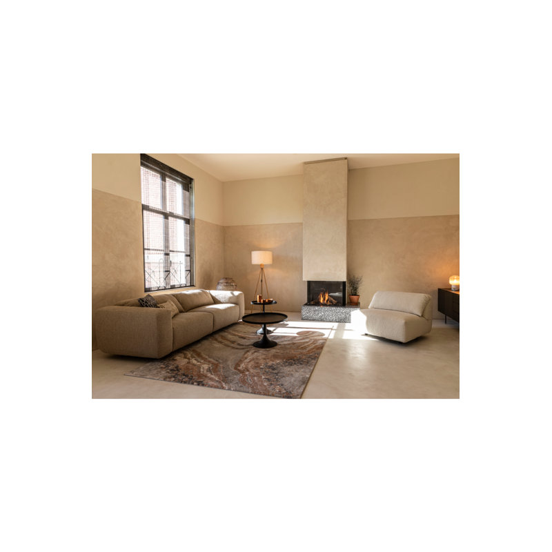 Wings Sofa, White Polyester Blend
