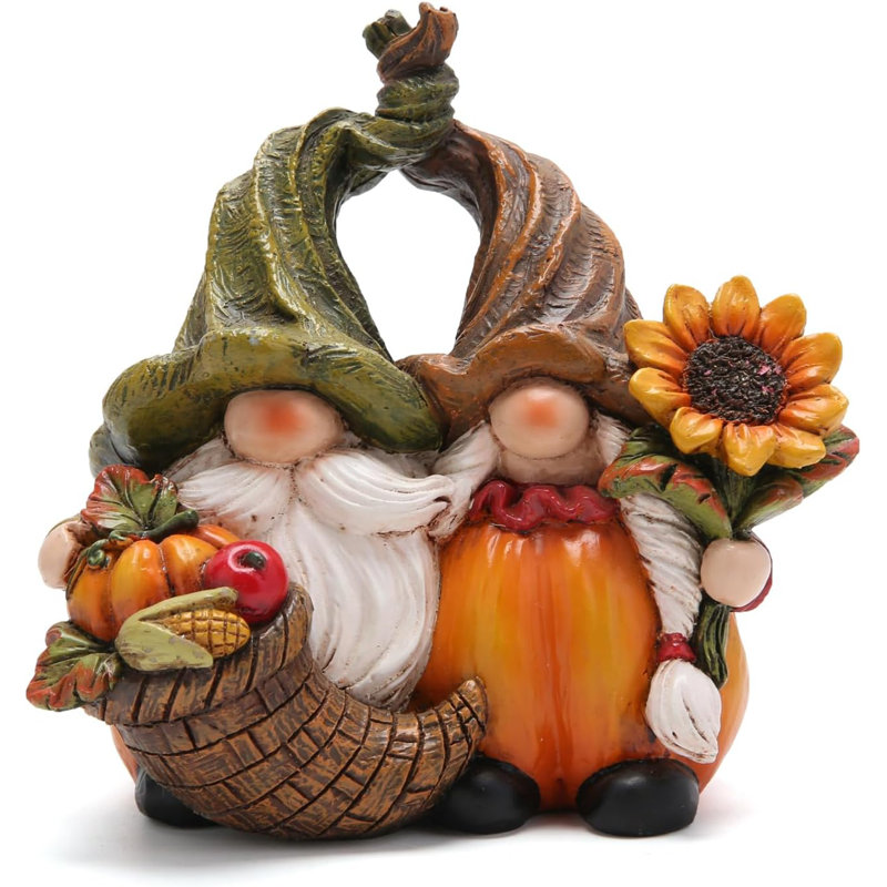 Figurine citrouille gnome