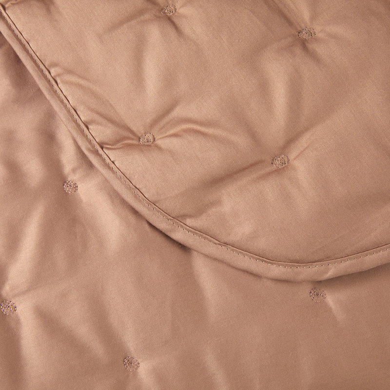 Triomphe Bedding, Twin Coverlet/Bedspread, Santal