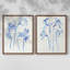 Inky Daffodils I - reproduction encadrée de qualité supérieure - prête à être accrochée - aucun clou requis - aucun clou requis-186278435-186278447
