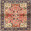 Tapis oriental jaune clair / orange / noir