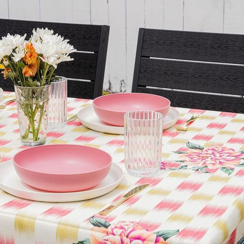 Bermuda Floral Tablecloth, 144" Rectangle